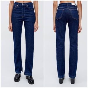 NWT Re/Done Comfort Stretch High Rise Skinny Boot Jeans Size 30